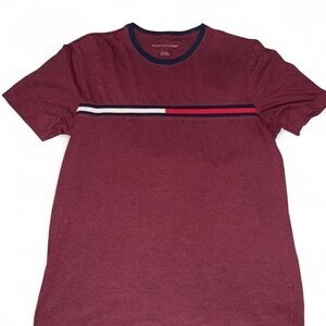 Tommy Hilfiger Maroon Short Sleeve Tee